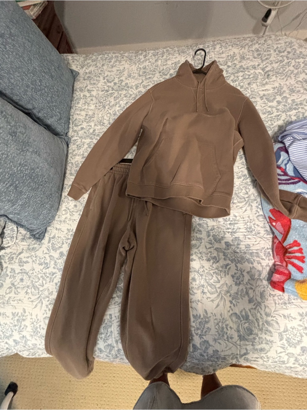 DSG Brown Track Pants & Pullover Lounge Set